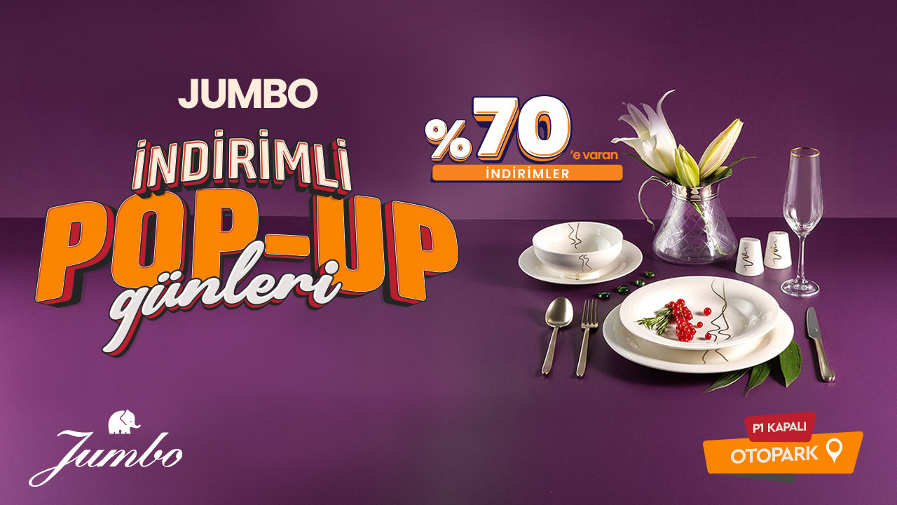 İndirimli Pop Up Günleri Jumbo