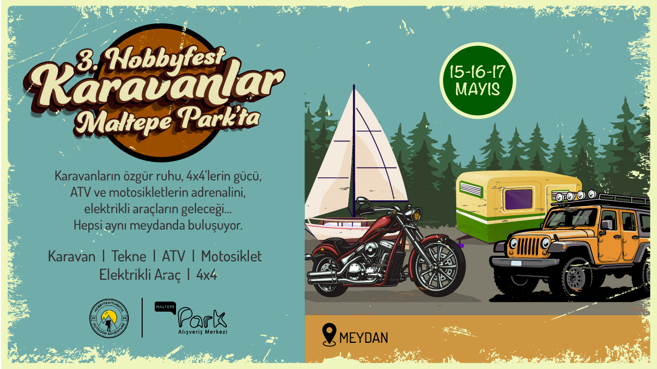 Caravans at Maltepe Park