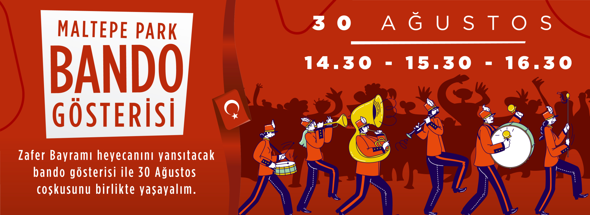Maltepe Park, 30 Ağustos Zafer Bayramı Bando Gösterisi 