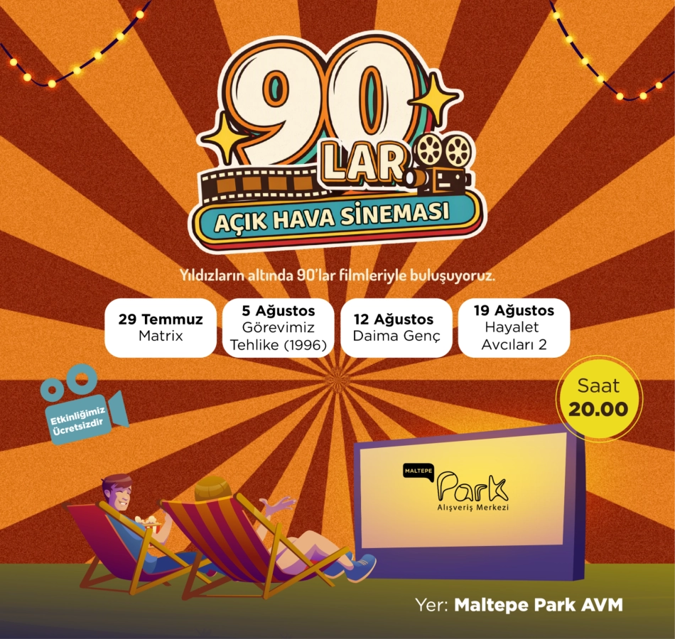Maltepe Park, 90'S OPEN AIR CINEMA