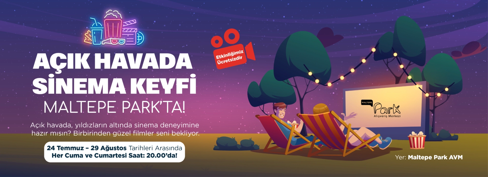 Maltepe Park, Open Air Cinema