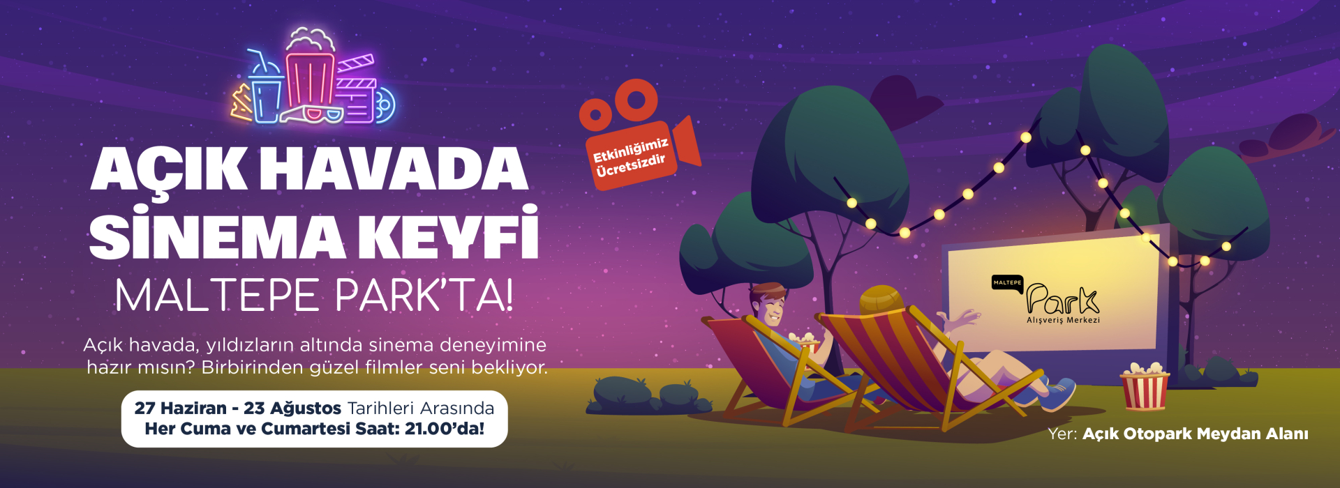 Maltepe Park, Open Air Cinema