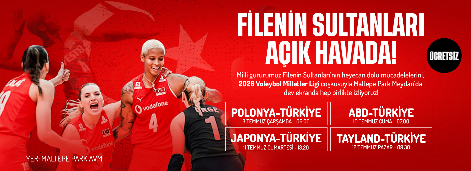 Maltepe Park, Filenin Sultanları 2026