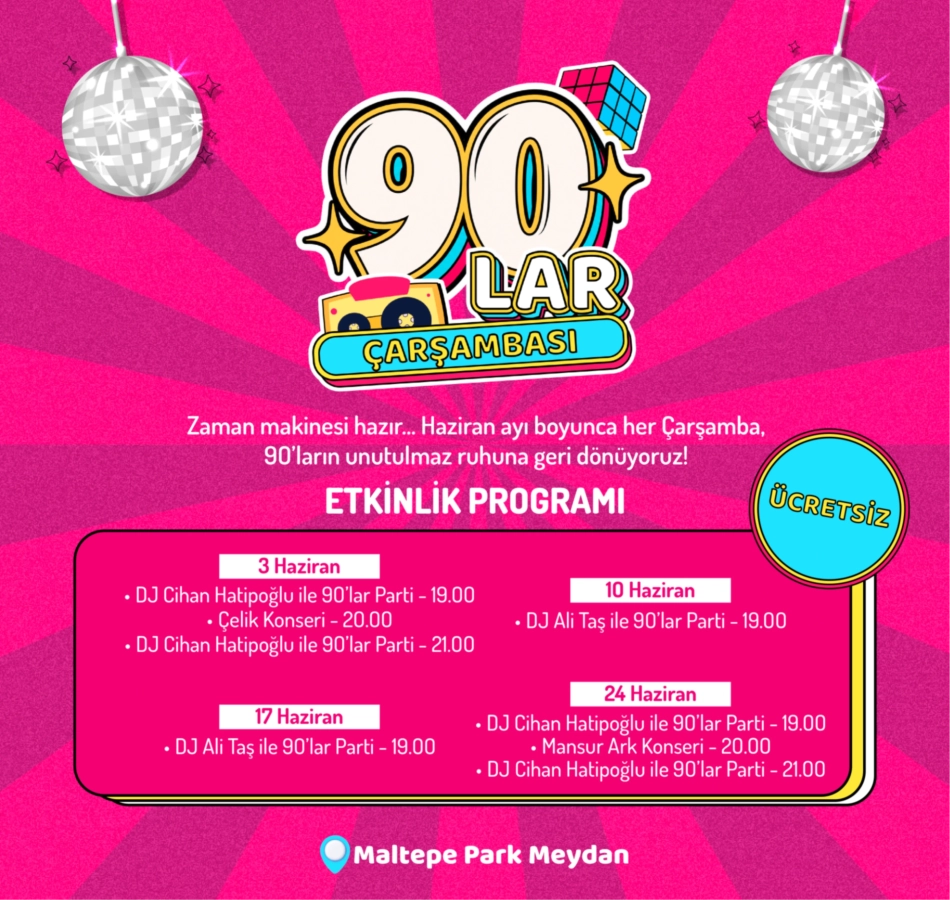 Maltepe Park, 90'LAR