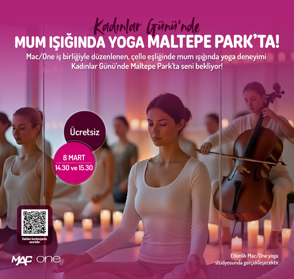 Maltepe Park, Yoga by Candelight at Mac/One