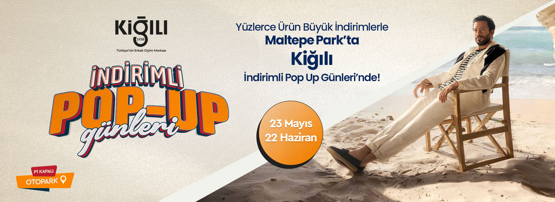 Maltepe Park, İndirimli Pop Up Günleri Kiğılı